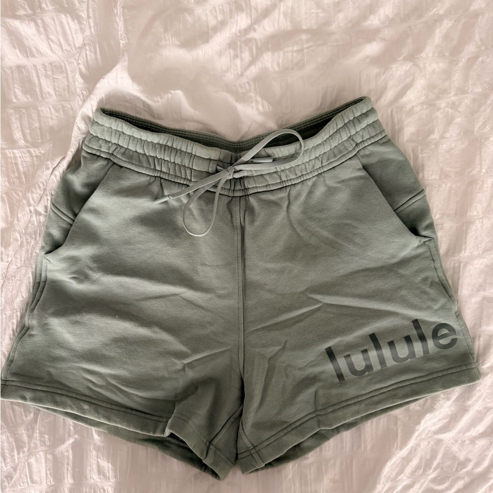 lululemon athletica Sage Green Athletic Shorts